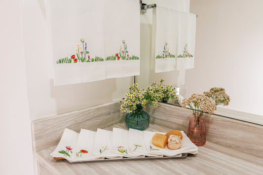 Wild Flower Field - Large Towel Set of 2