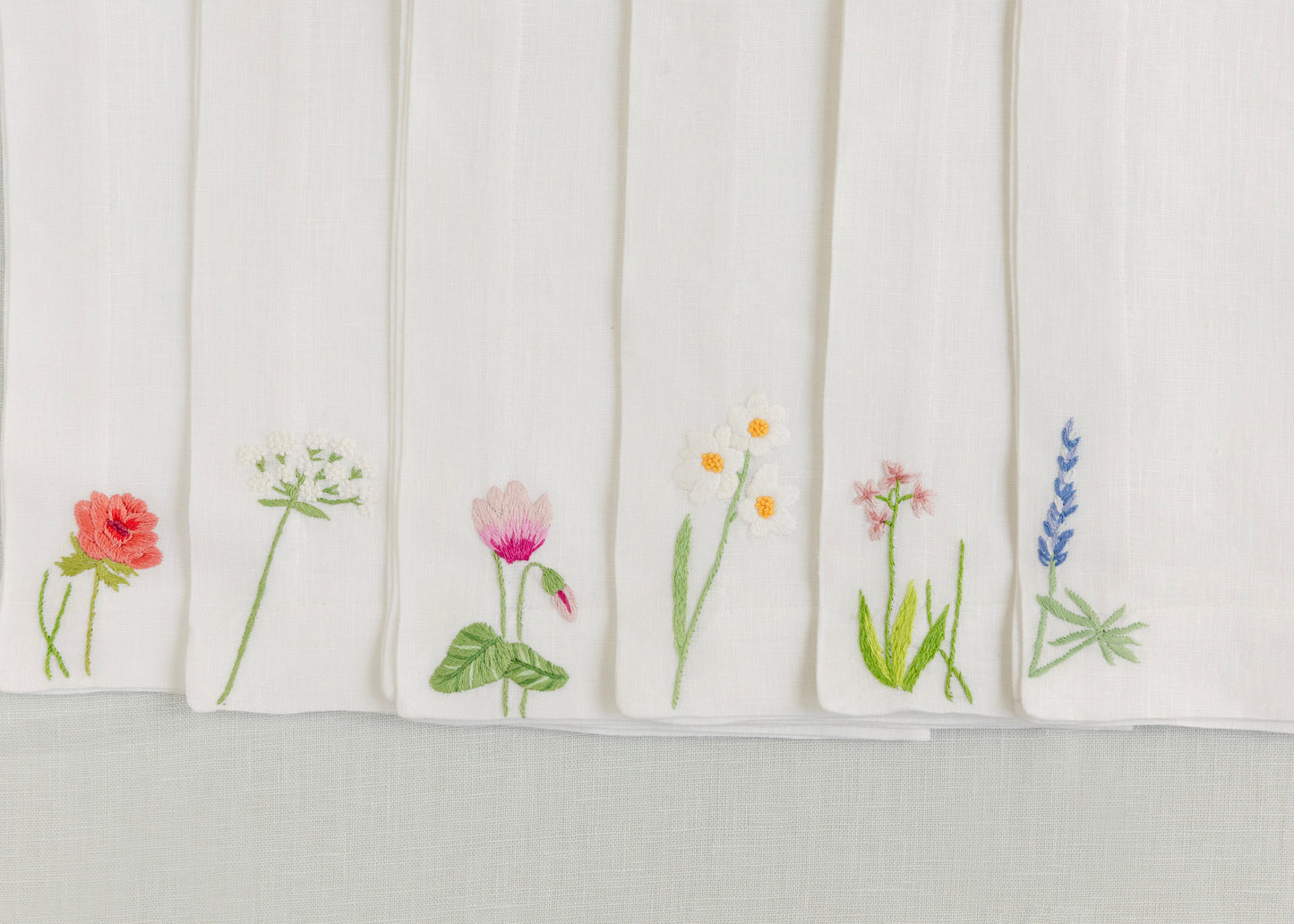 Wild Flower Field - Small Towel Set of 6